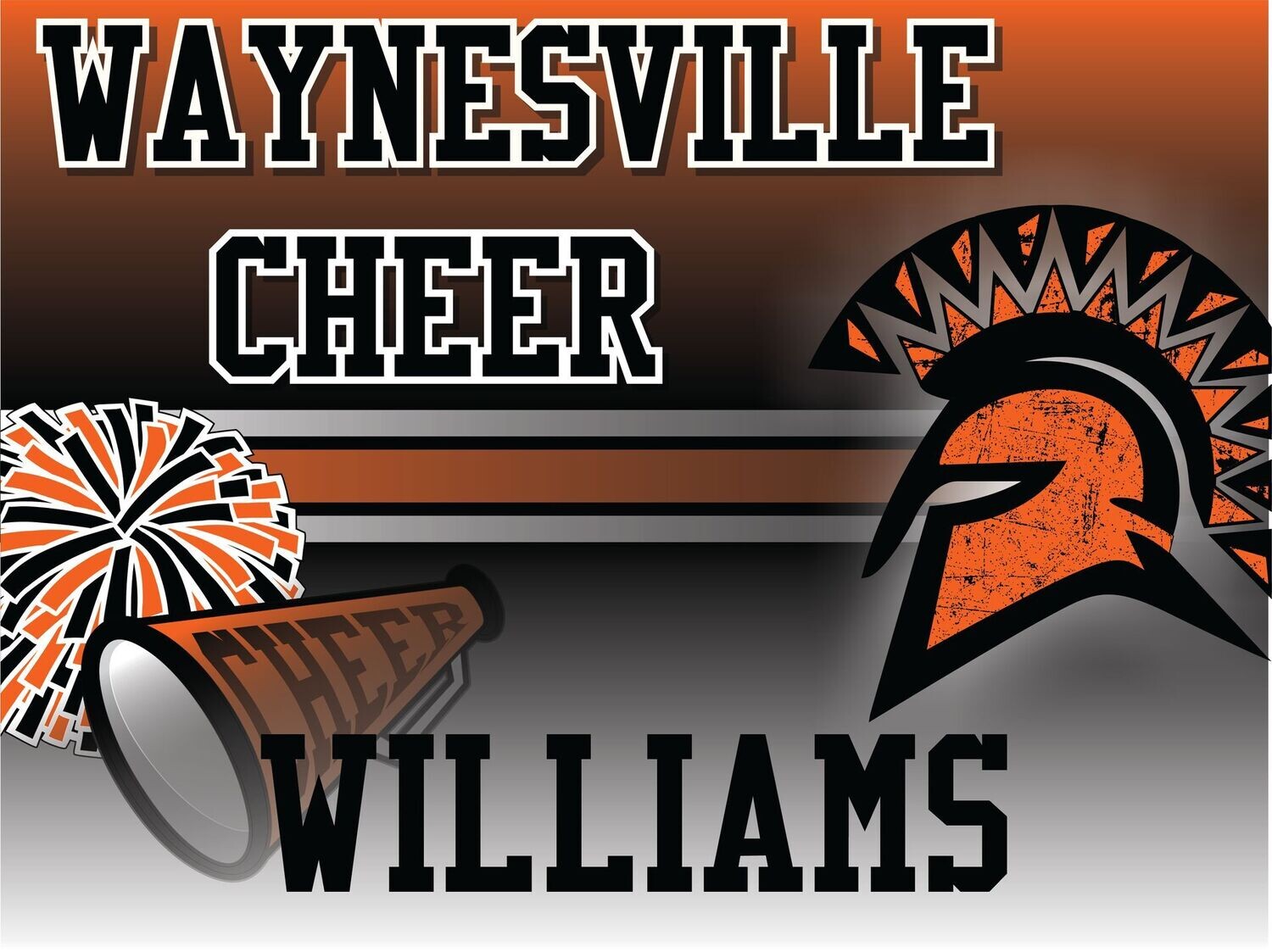 Waynesville Cheer Yard Sign
