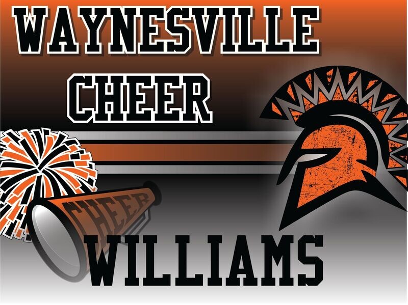 Waynesville Cheer Yard Sign