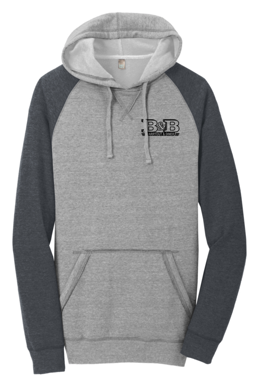 District ® Lightweight Fleece Raglan Hoodie