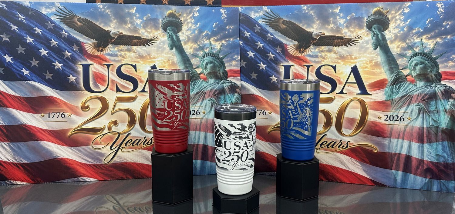 **BUNDLE** 3 Tumblers & 3 Yard Signs