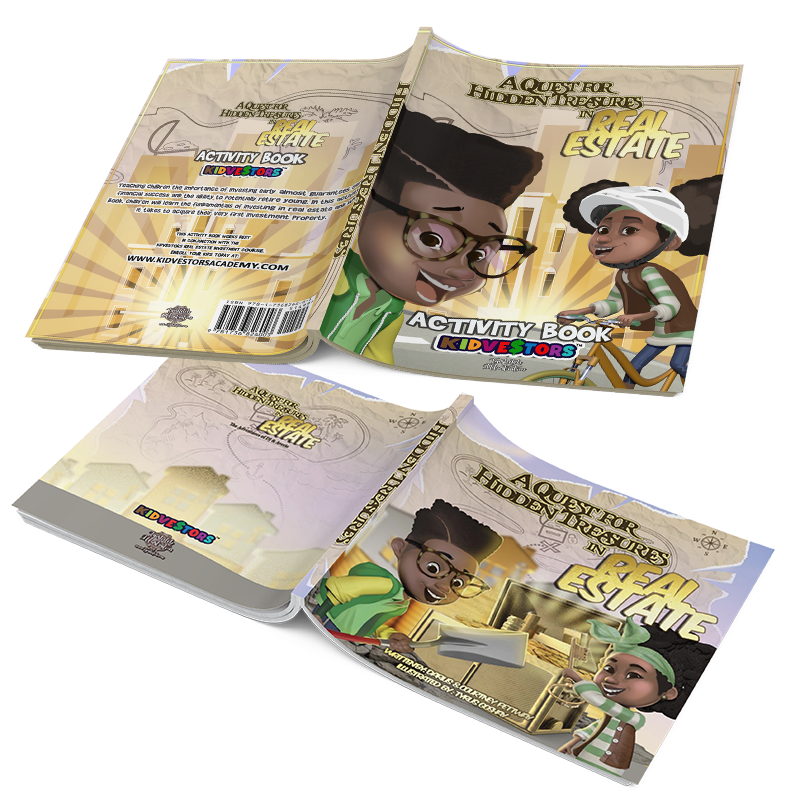 KidVestor Real Estate Books: Paperback Book, Activity-Book, &amp; Teacher&#39;s Guide