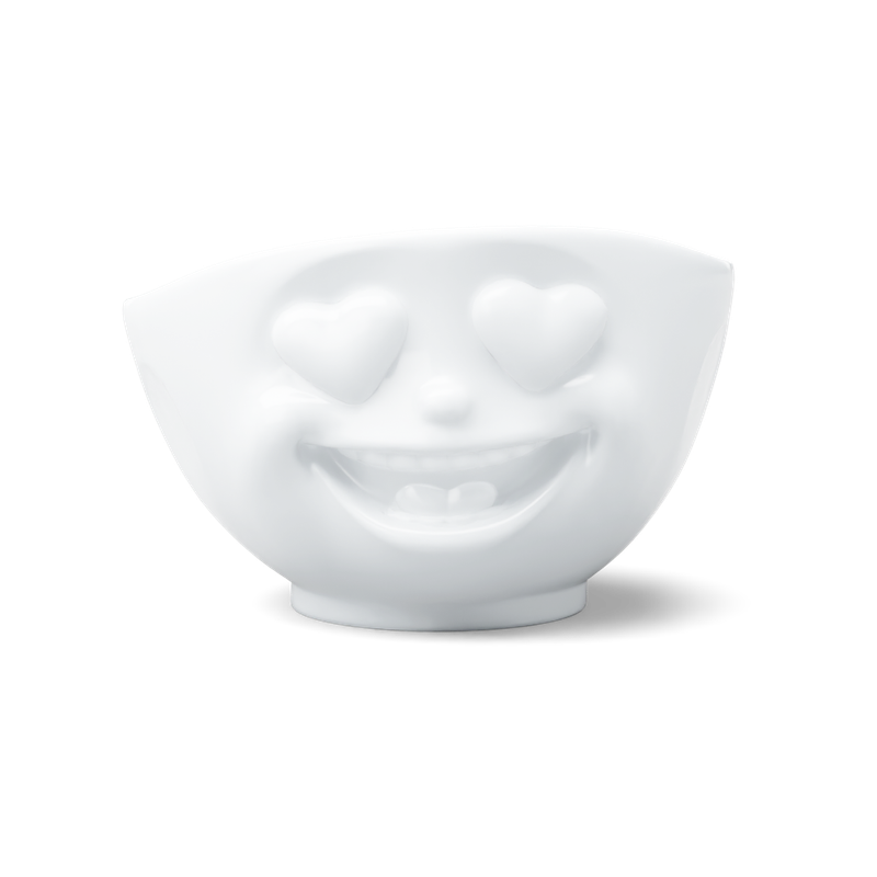 Schale  Schale "herzlich" 500ml, weiß - NEU!!!