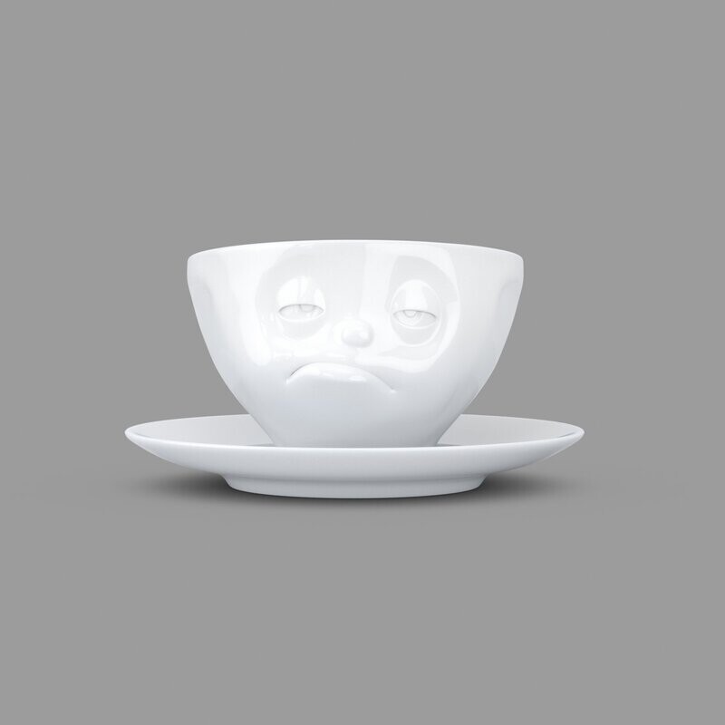 Kaffeetasse "verpennt" 200ml, weiß