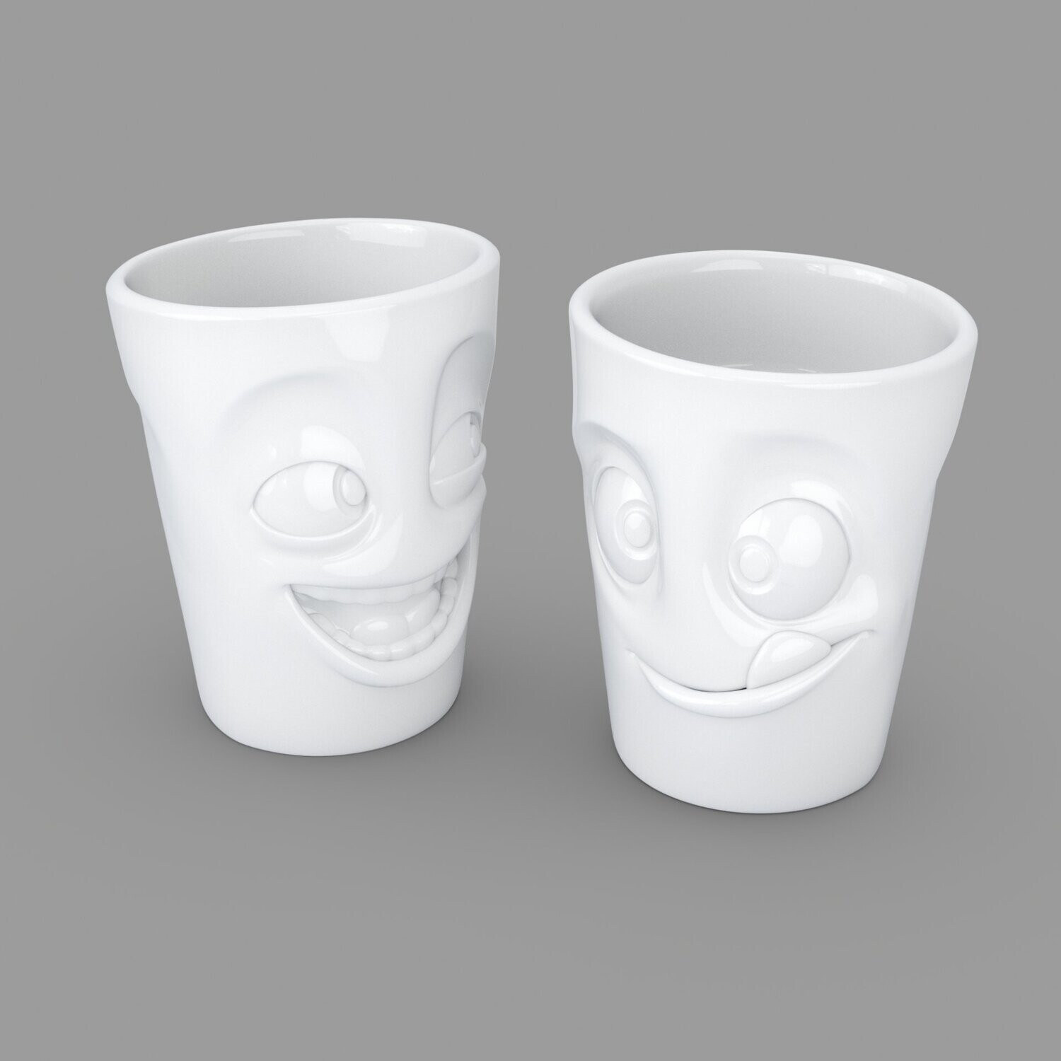 Becher-Set "witzig/lecker" 350ml