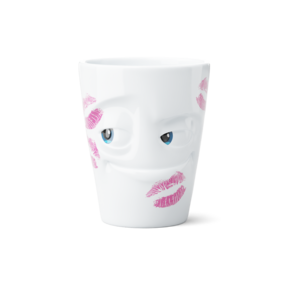 Henkelbecher "geküsst"  350 ml, weiß Movie Edition - NEU !!!