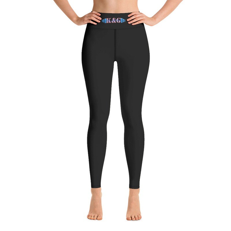 KrachtigenGezond Yoga Legging Gekleurd Metalic Roze en Blauw