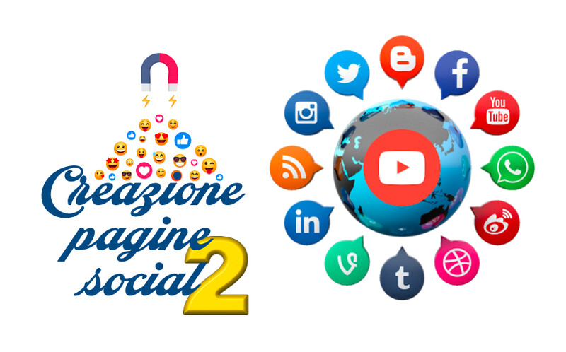 CREAZIONE 2 PAGINE SOCIAL