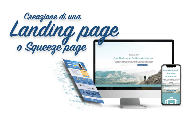 CREAZIONE LANDING PAGE o squeeze page