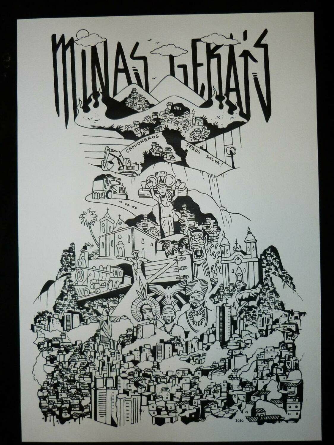 Serigrafia "Terra de Minas"