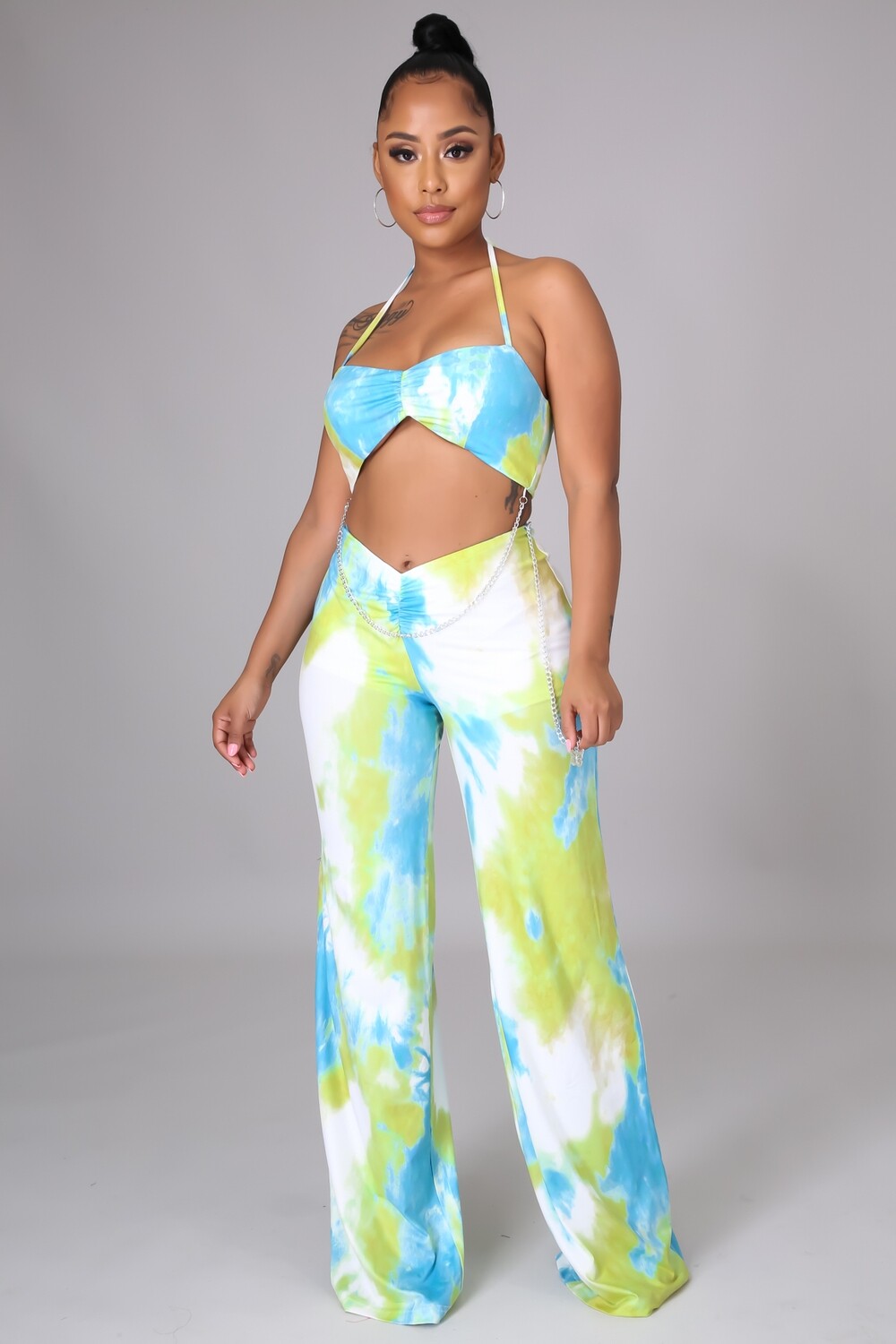 The Distance Halter Pants Set