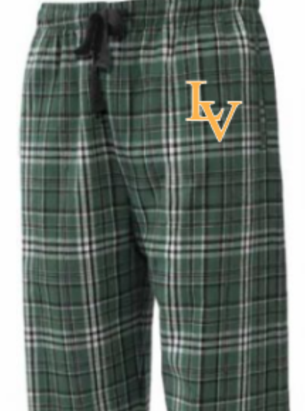Green/White Flannel Pants