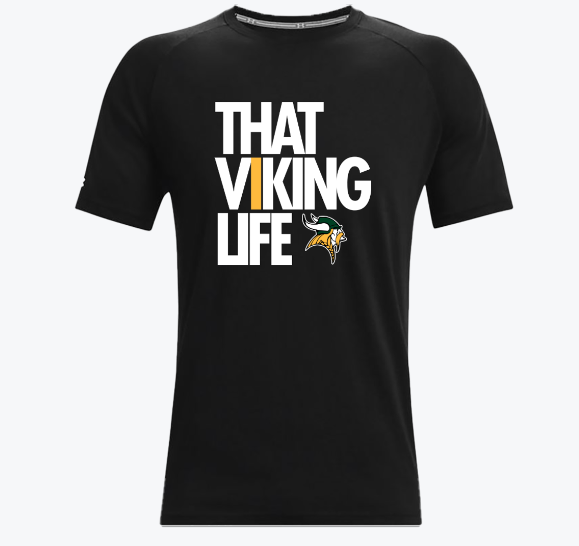 Men&#39;s Black UA Viking Life Short Sleeve T-Shirt