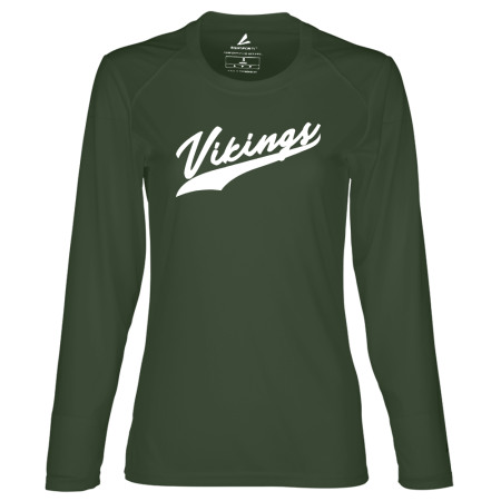 Ladies V-Neck Long Sleeve