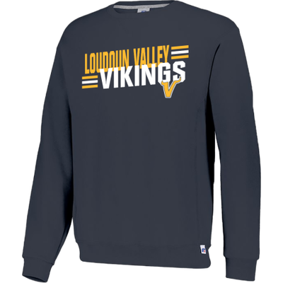 Black Crew Fleece Sweatshirt