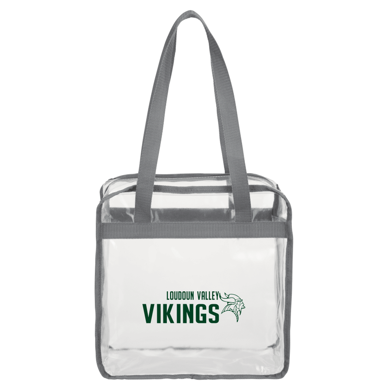Game Day Clear Zippered Tote