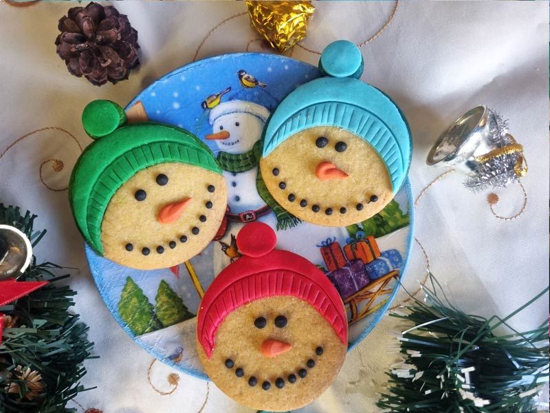 Snowman Cookies (Regular or Seyami)