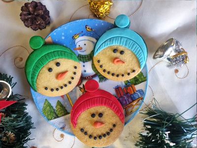 Snowman Cookies (Regular or Seyami)