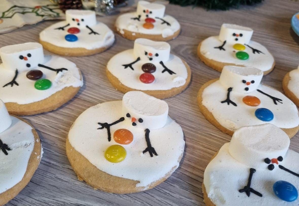Melting Snowman Cookies
