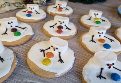 Melting Snowman Cookies