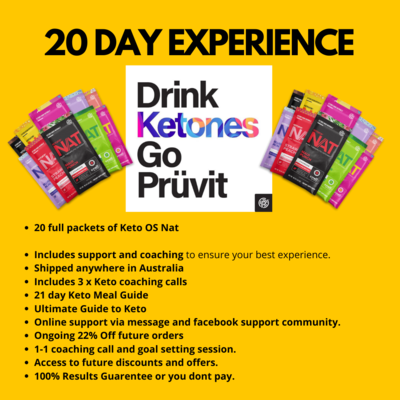 20 day Experience Ketones Challenge