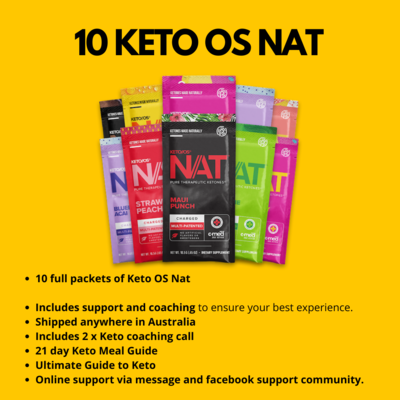 10 x Keto OS Nat