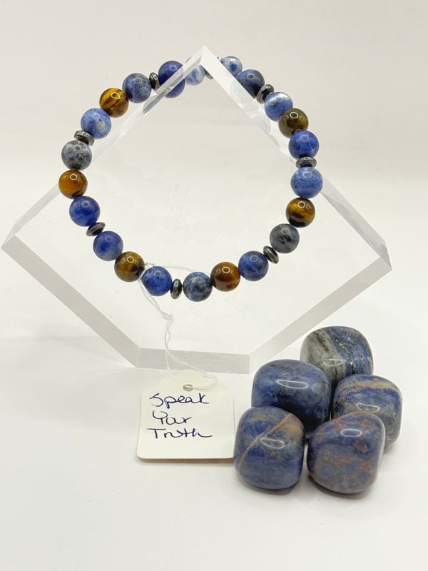 Sodalite Mala Bracelet