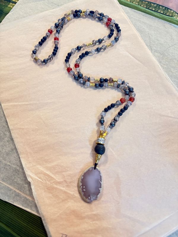 Agate Pendant ​Mala