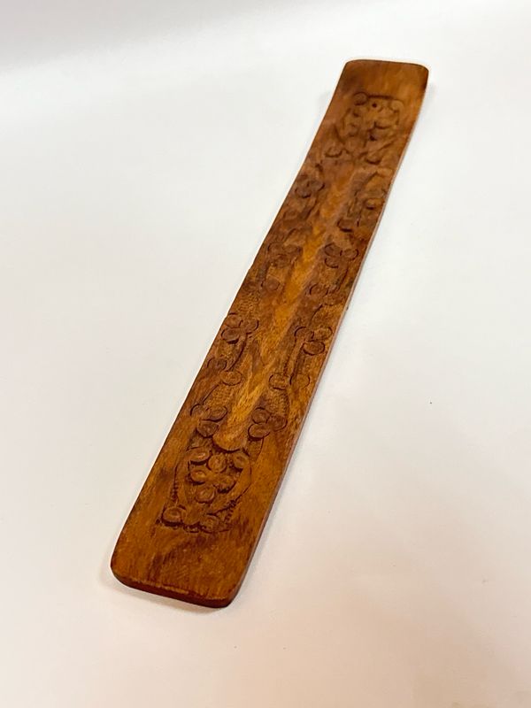 Carved Wooden Incense Holder