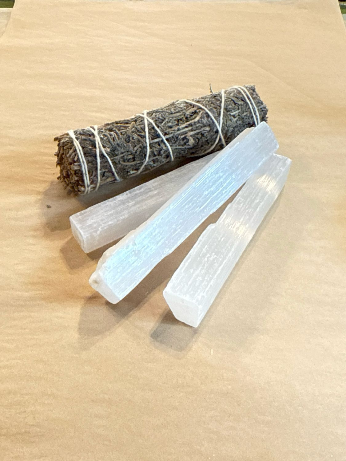 Selenite Wand 4&quot;