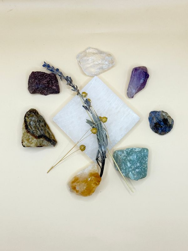7 Chakra Healing Crystals Set