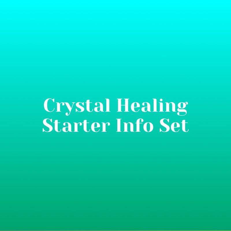 Crystal Healing Starter Info Set