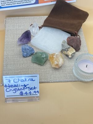 7 Chakra Healing Crystals Set