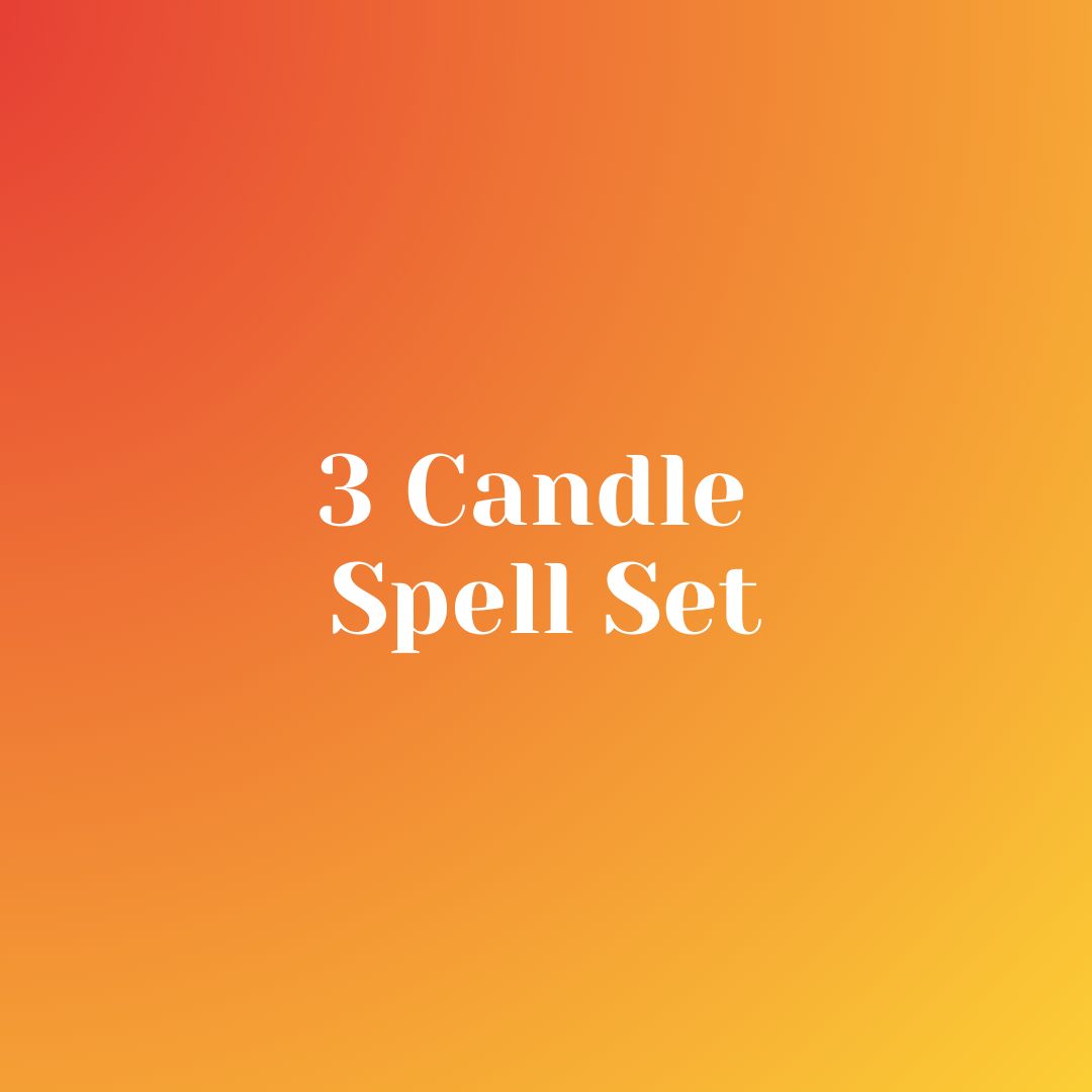 3 Candle Spell Set