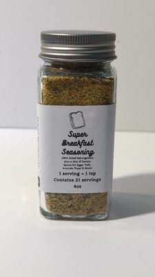 Super Breakfast Seasoning, 4oz Jar