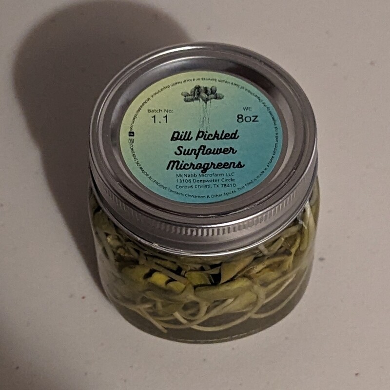Dill Pickled Sunflower (8oz)