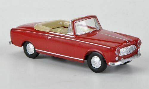 Peugeot 403 Cabrio rot von Brekina