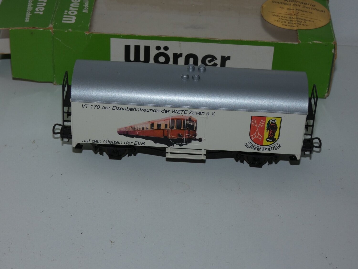 Wörmer limitierte Sonderbedruckung WZTE Eisenbahnfreunde Zeven H0