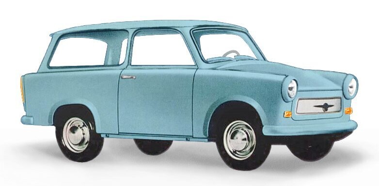 Trabant 601 Kombi hellblau