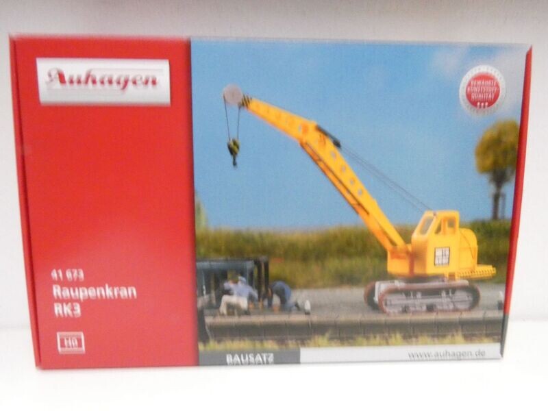 Raupenkran RK3 Bausatz H0 von Auhagen Raupenkran RK3 Bausatz H0 von Auhagen