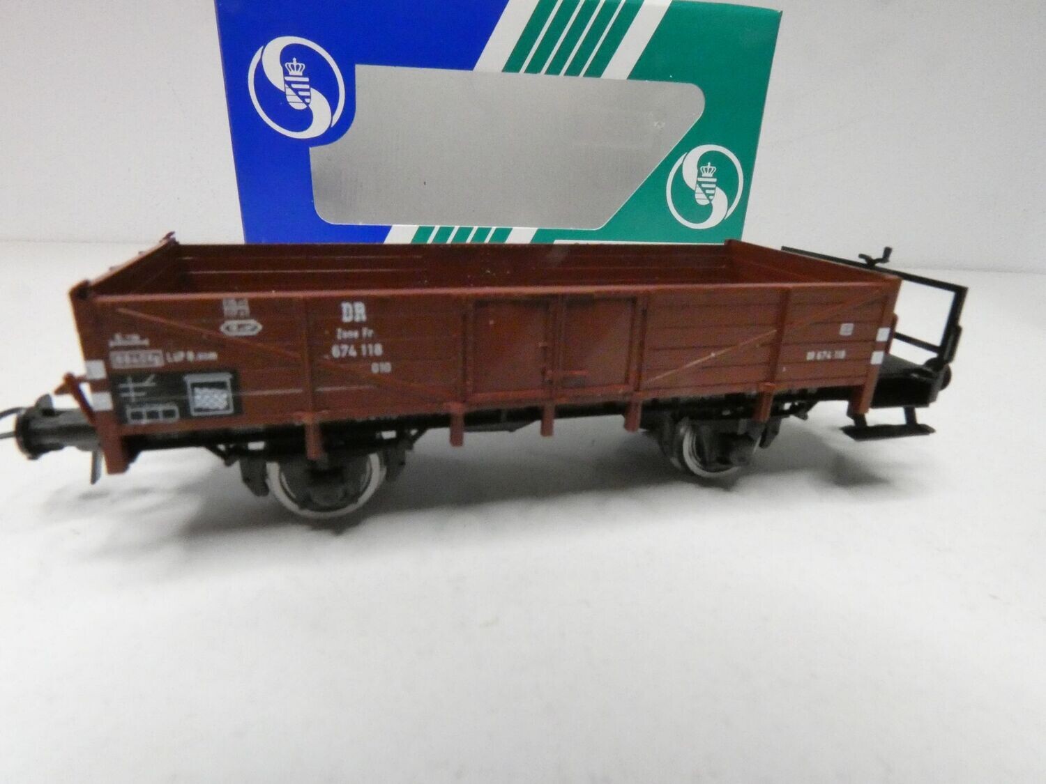 offener Güterwagen "Halle" DR  von Sachsenmodelle H0