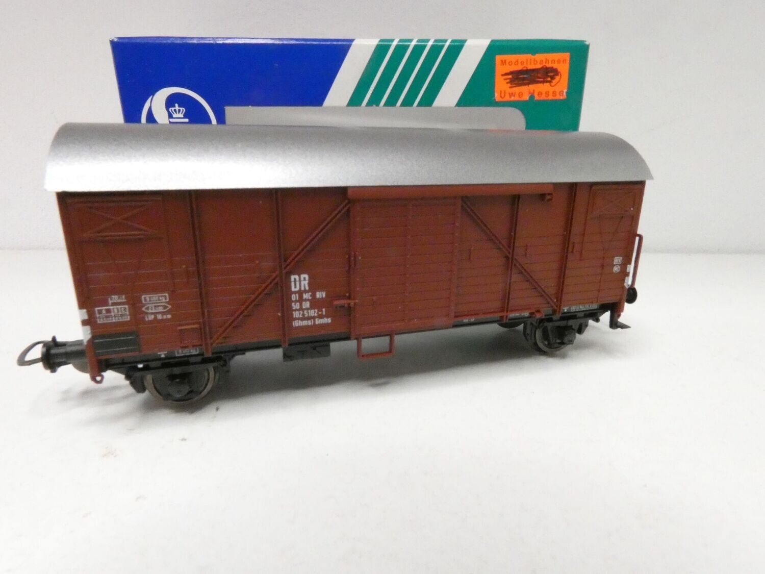 Gedeckter Güterwagen Gmhs DR  von Sachsenmodelle H0