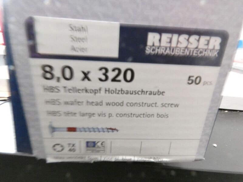 Tellerkopfschraube 8,0 x 320 mm