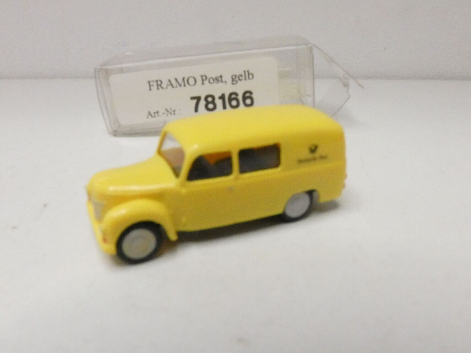Framo "Deutsche Post" gelb H0 von Hruska in OVP