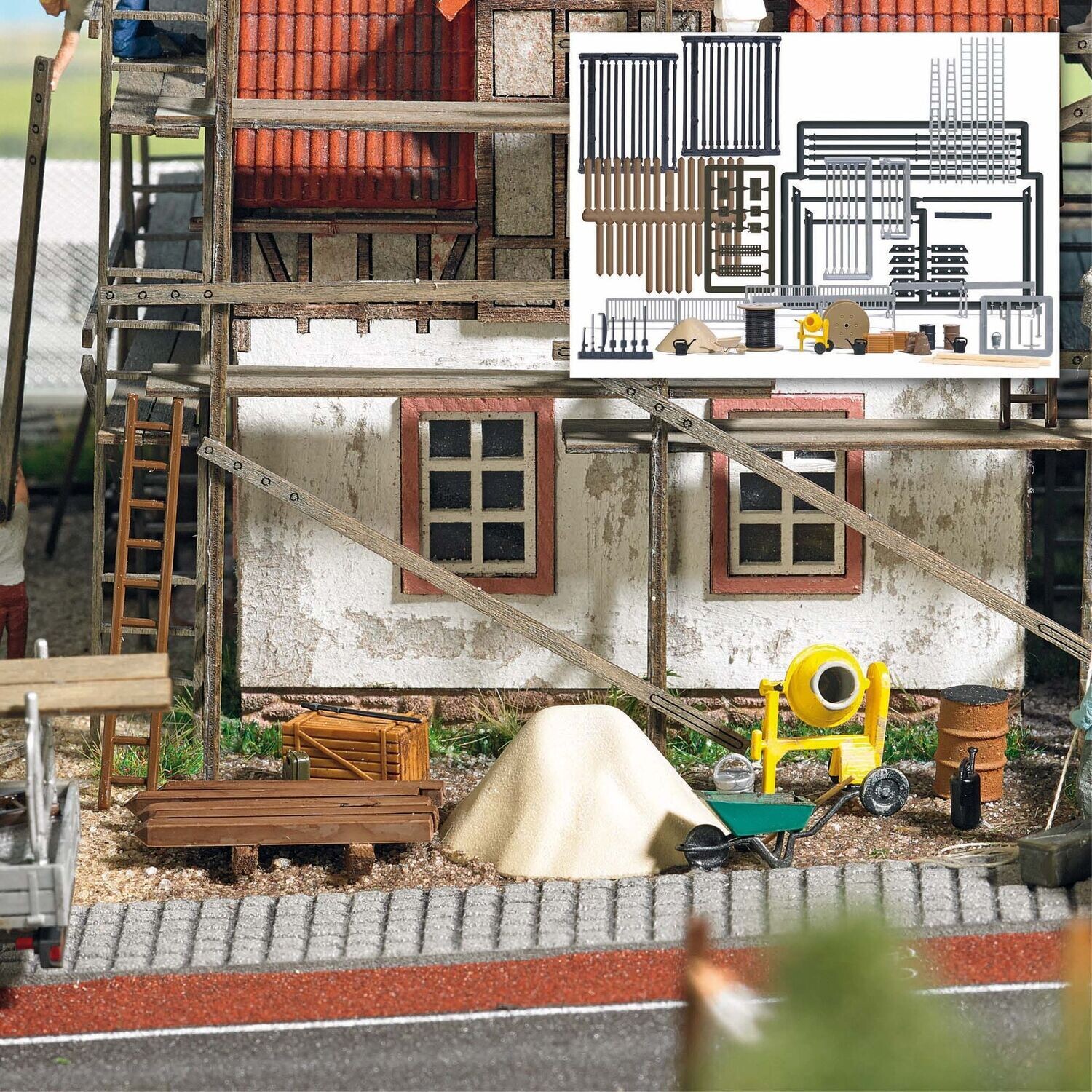 Baustellen Set für H0 von Busch