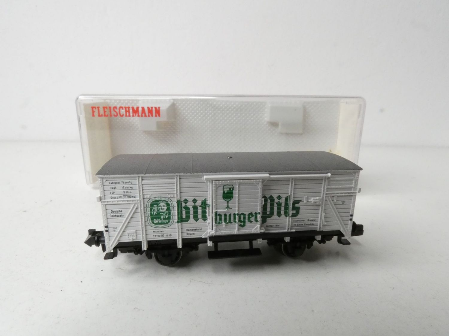 Bierwagen "Bitburger Pils "von Fleischmann Spur N