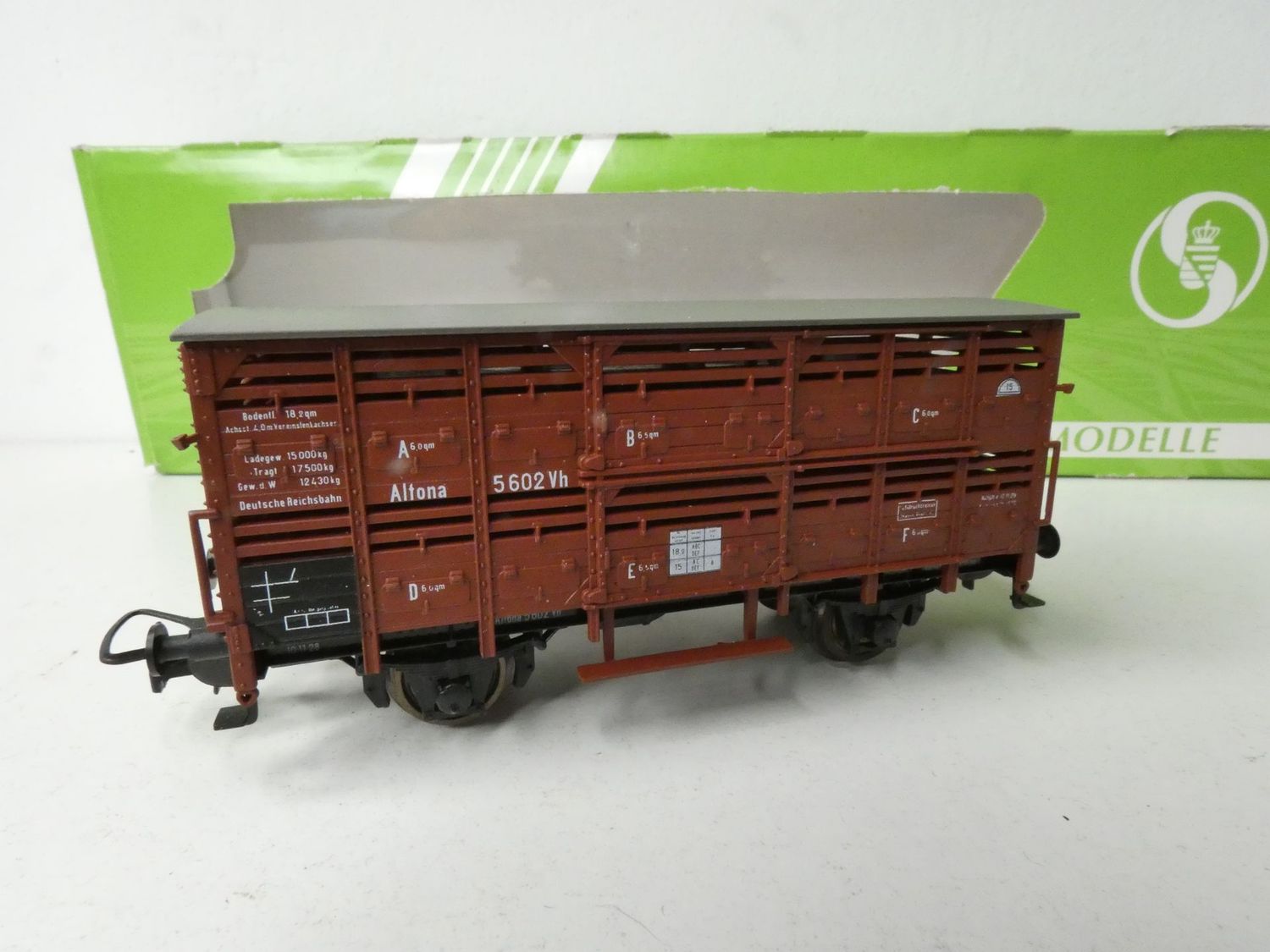 Verschlagwagen Vh DRG Epoche 2 in H0 von Sachsenmodelle