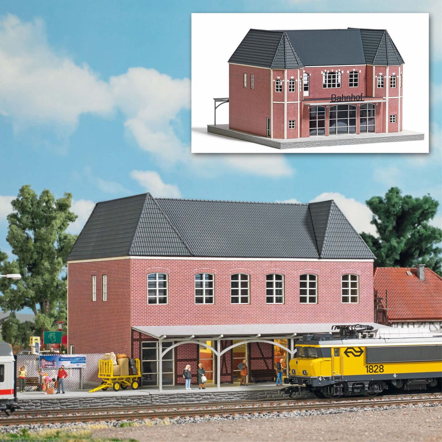 Bahnhof Bad Bentheim H0 von Busch