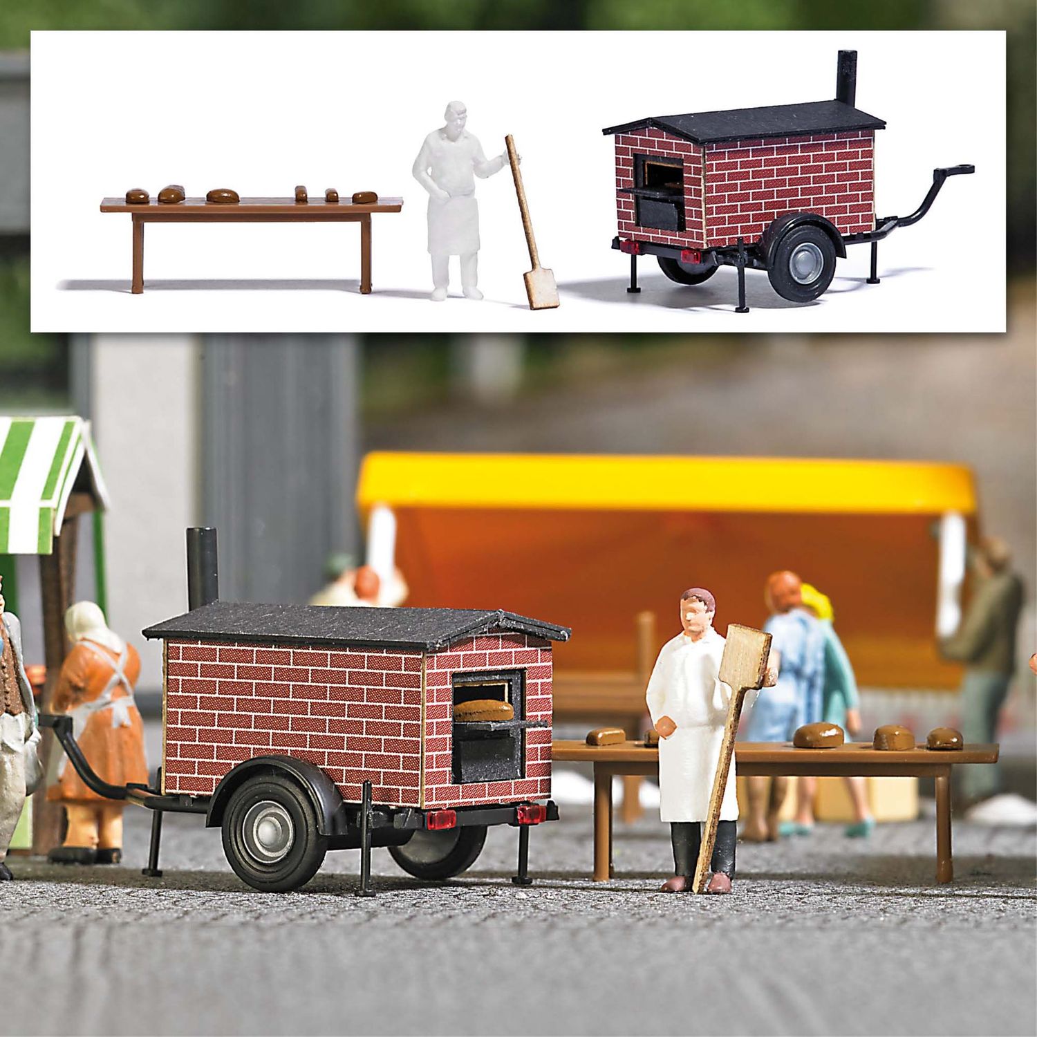 Mobiler Backofen für H0 von Busch