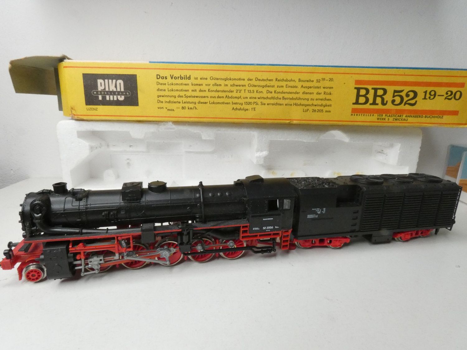 BR 52 2006 Kondestemnder der DR H0 von Piko