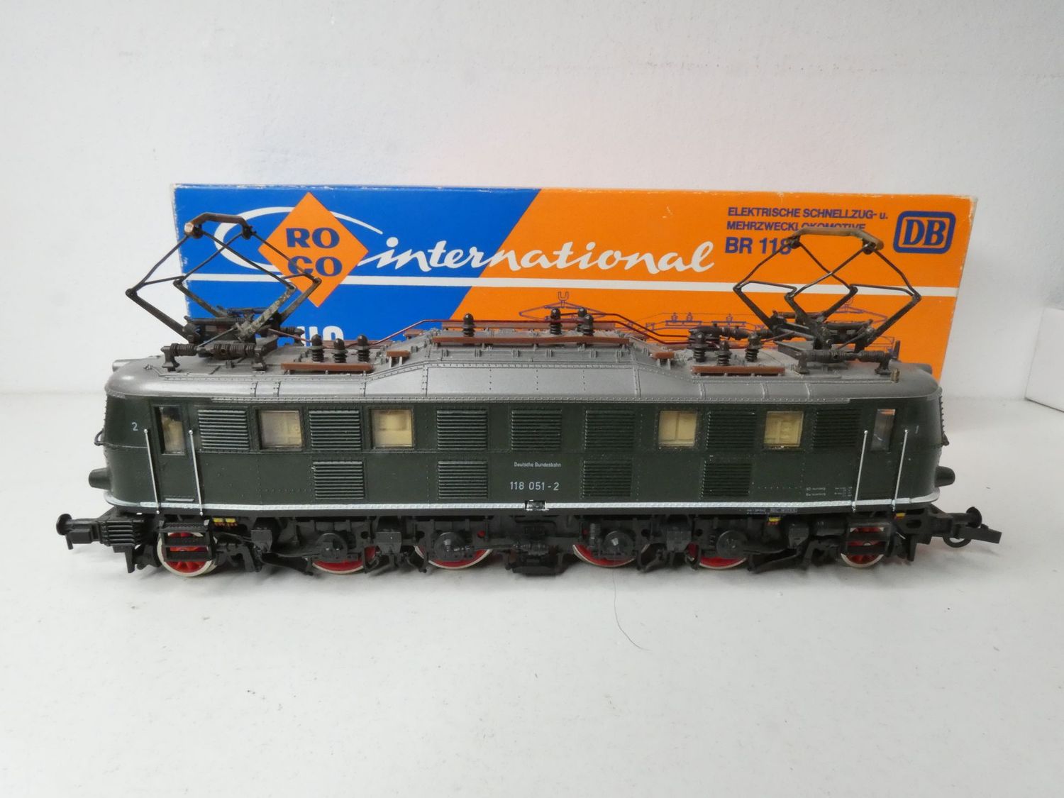 BR 118 051 - 2 der DB von Roco in OVP